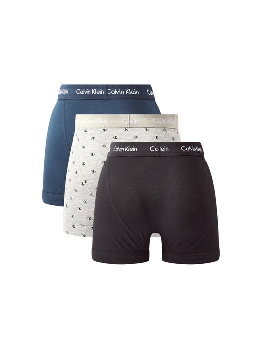 Three Pack Cotton Stretch Trunks