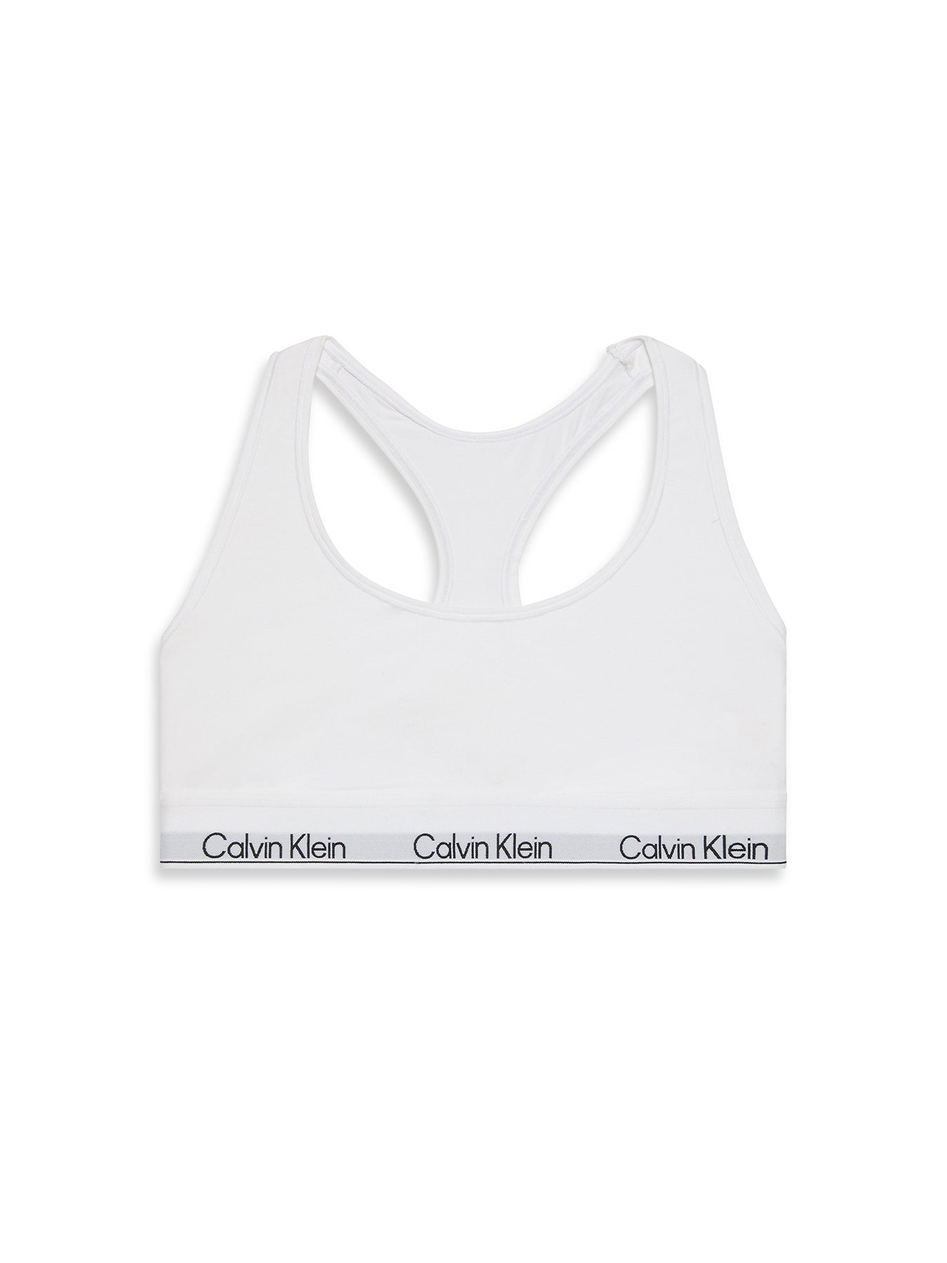 Icon Cotton Unlined Bralette White