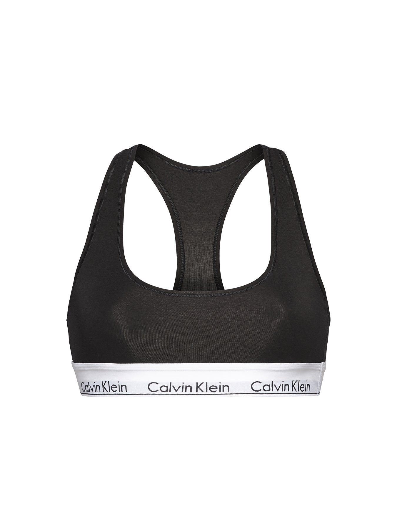 Icon Cotton Unlined Bralette Black