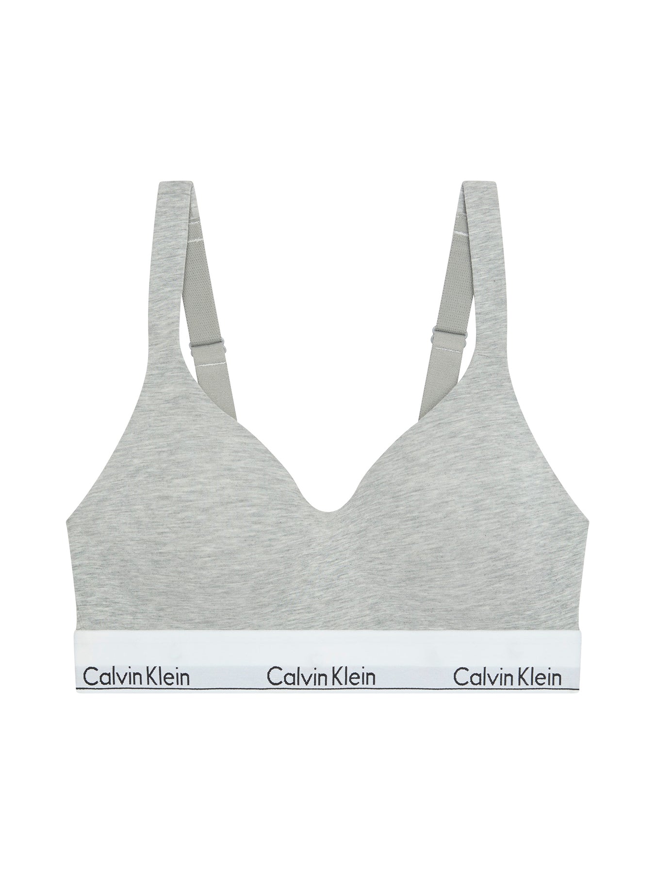 Modern Cotton Lift Bralette Grey Heather
