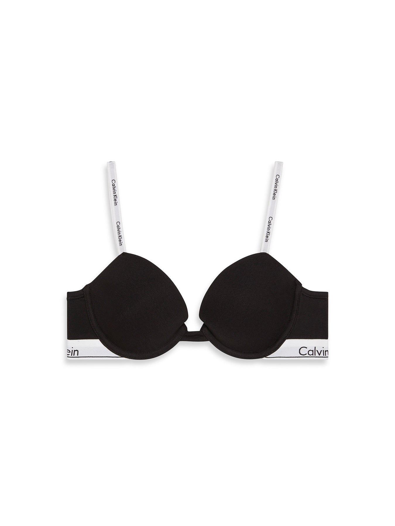 Icon Cotton Lightly Lined Demi Bra Black