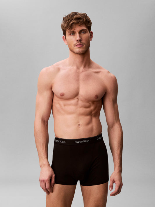 Icon Cotton Stretch Relaxed Trunks 5-Pack Black
