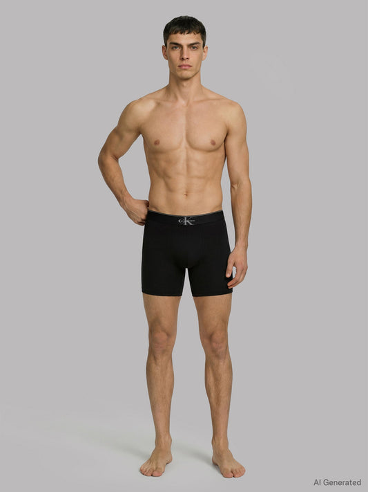 CK x Cotton Boxer Briefs 3-Pack Black