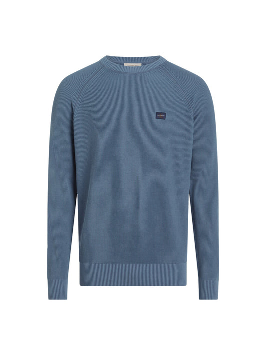 Ribbed Crew Neck Jumper