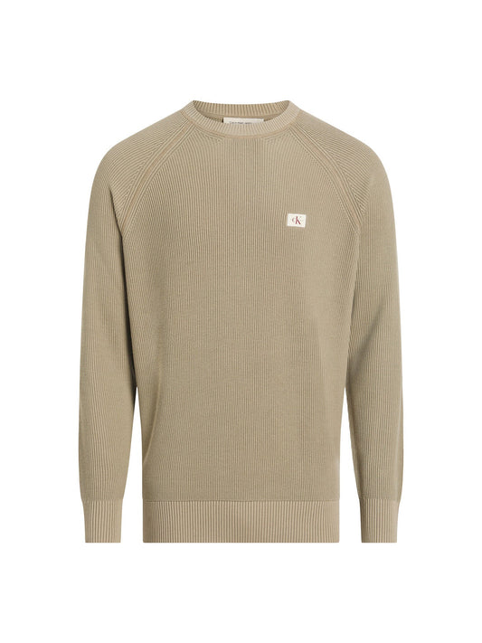 Ribbed Crew Neck Jumper