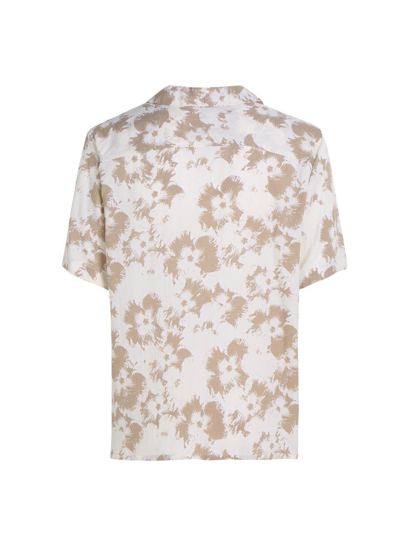 Floral Print Cuban Collar Shirt