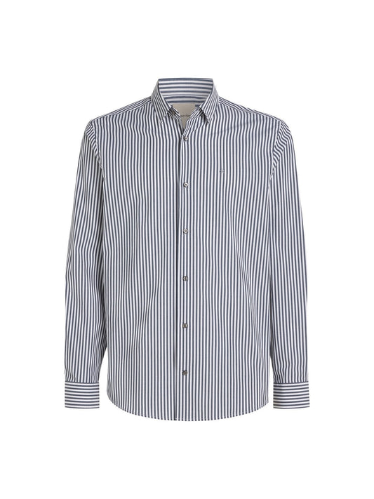 Poplin Stretch Striped Shirt
