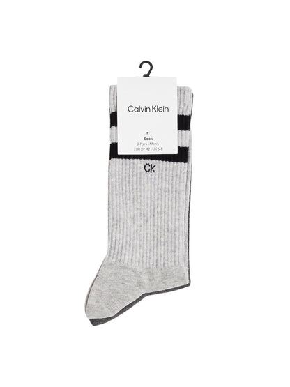 Ck Men Sock 2P Stripes