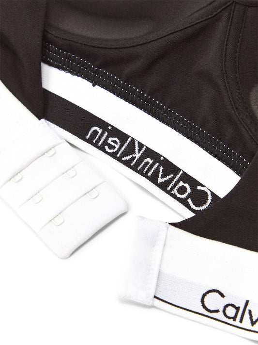 Modern Cotton Lift Bralette Black