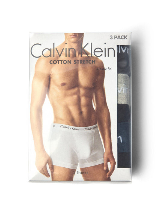 Three Pack Cotton Stretch Trunks