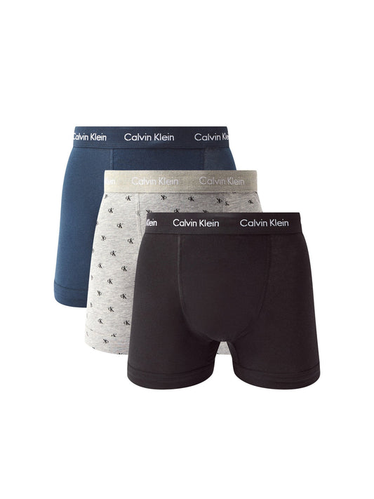Three Pack Cotton Stretch Trunks