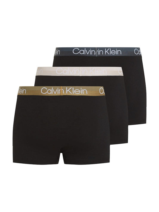 Three Pack Modern Structure Cotton Trunks
