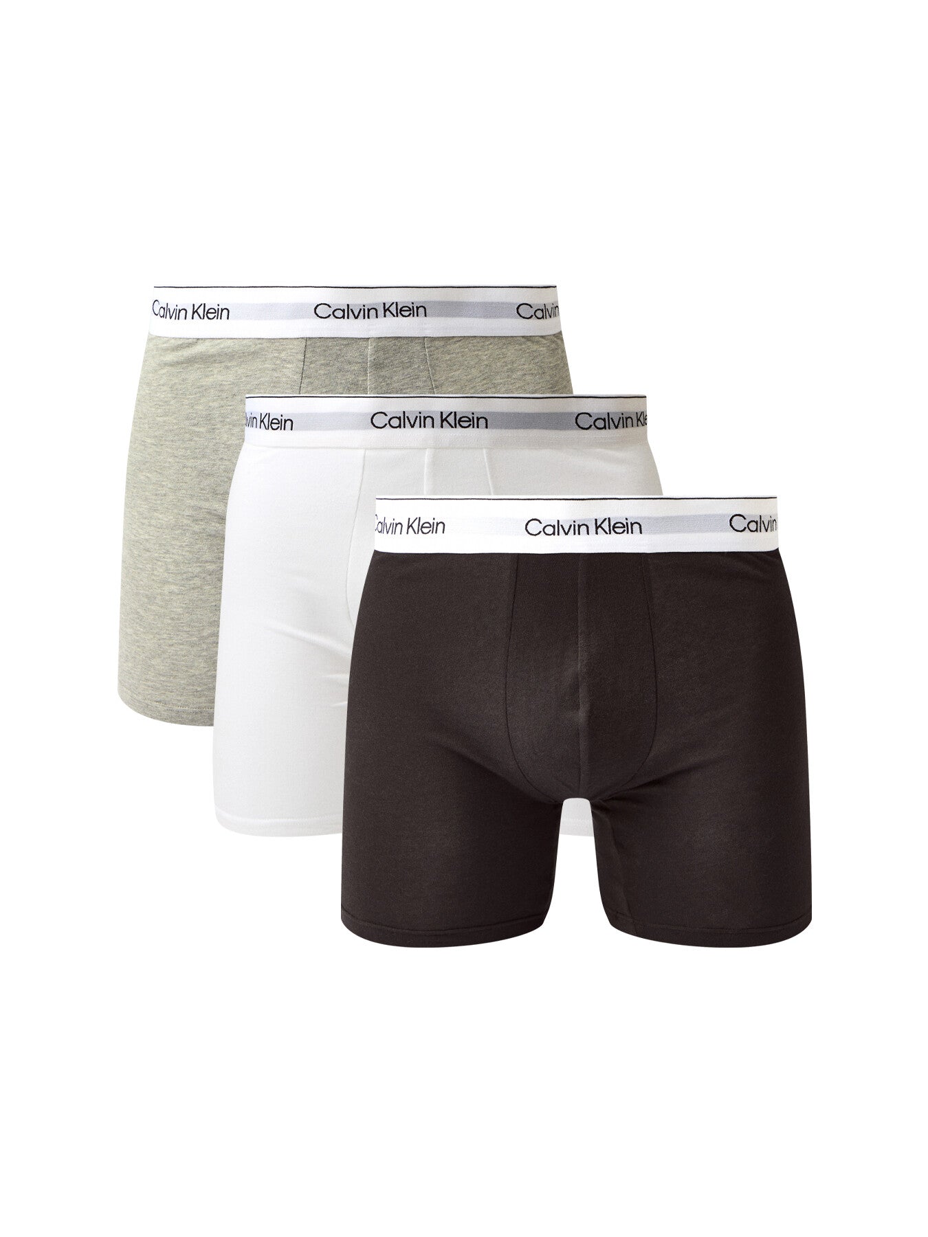 Three Pack Modern Cotton Stretch Boxer Briefs