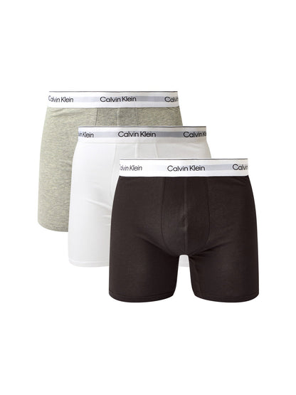 Three Pack Modern Cotton Stretch Boxer Briefs