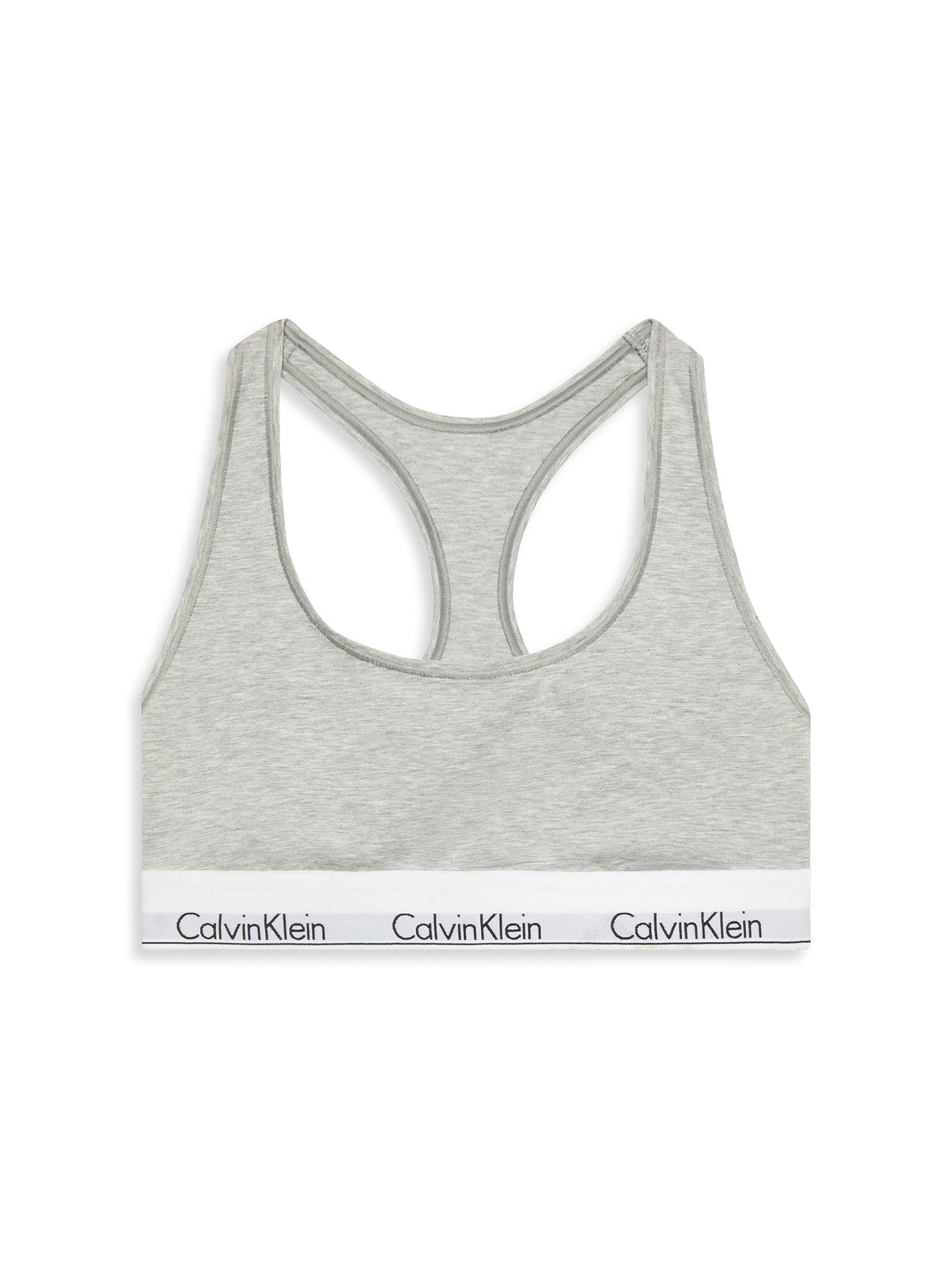 Icon Cotton Unlined Bralette Grey Heather