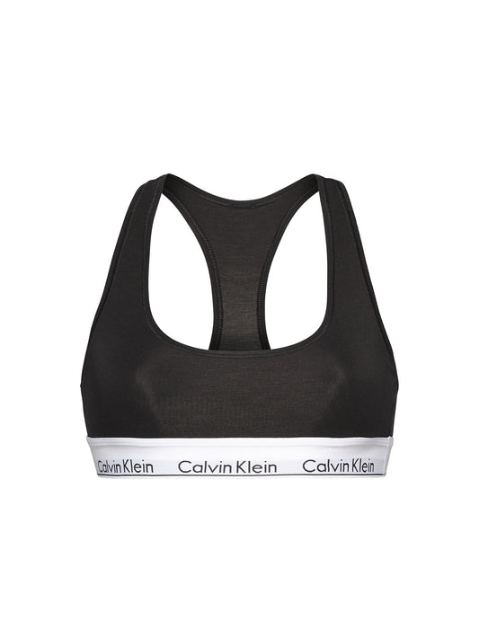 Icon Cotton Unlined Bralette Black