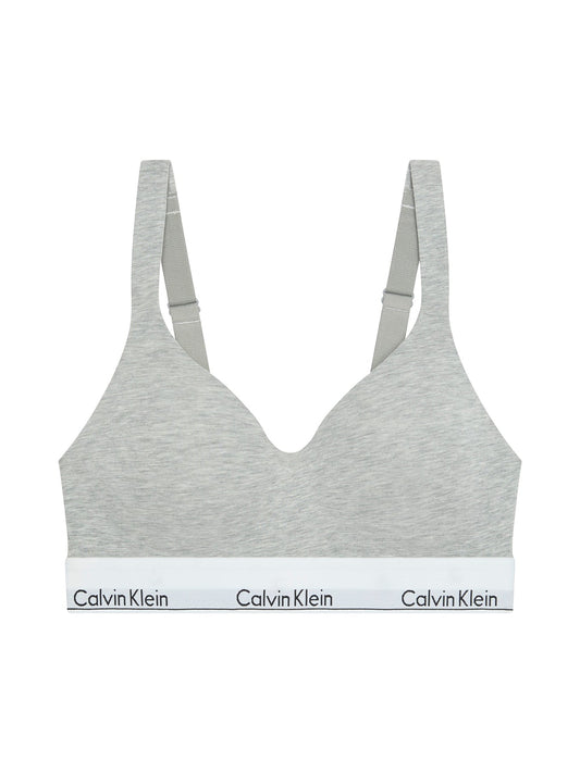 Modern Cotton Lift Bralette Grey Heather