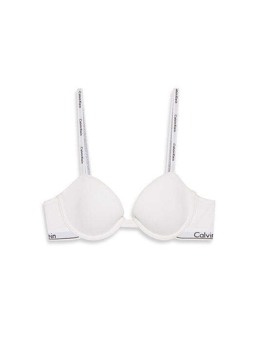 Icon Cotton Lightly Lined Demi Bra White