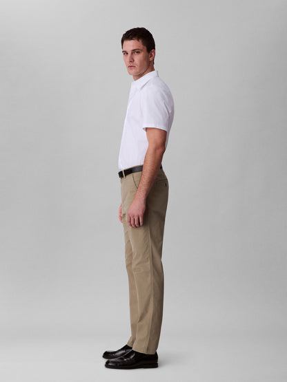 Slim Stretch Cotton Chino Trousers