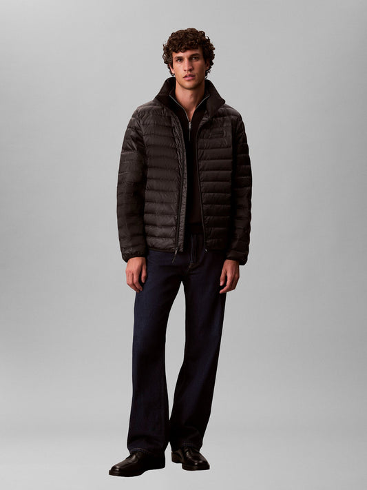 Nylon Channel Jacket Black