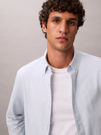 Classic Oxford Button-Down Shirt Blue