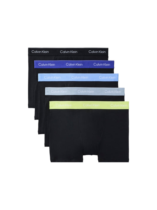 Icon Cotton Stretch Relaxed Trunks 5-Pack Black