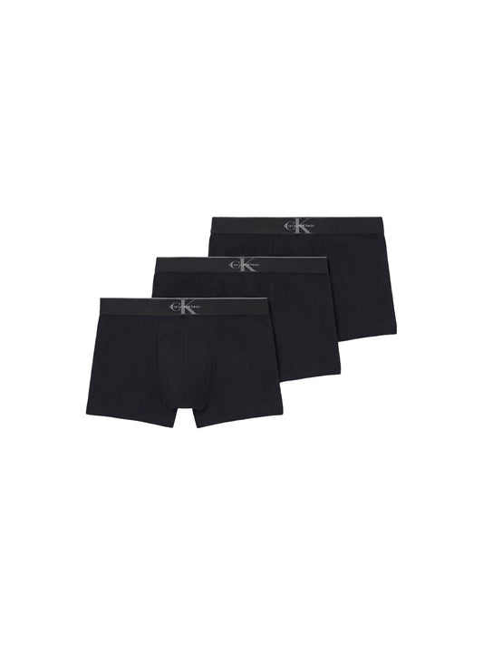 CK x Cotton Trunks 3-Pack Black