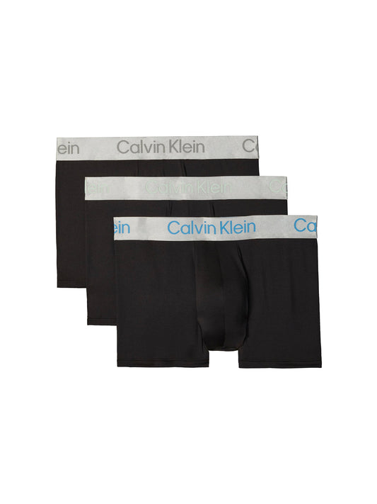 Brushed Micro Jersey Trunks Black 3 Pack