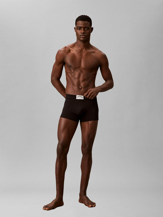 Modern Rib Cotton Trunks Black