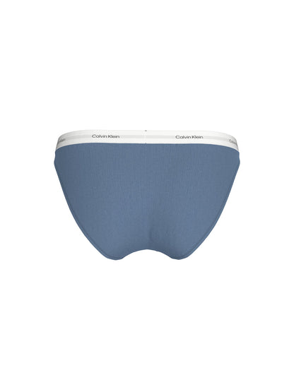 Cotton Stretch Rib Brief Blue