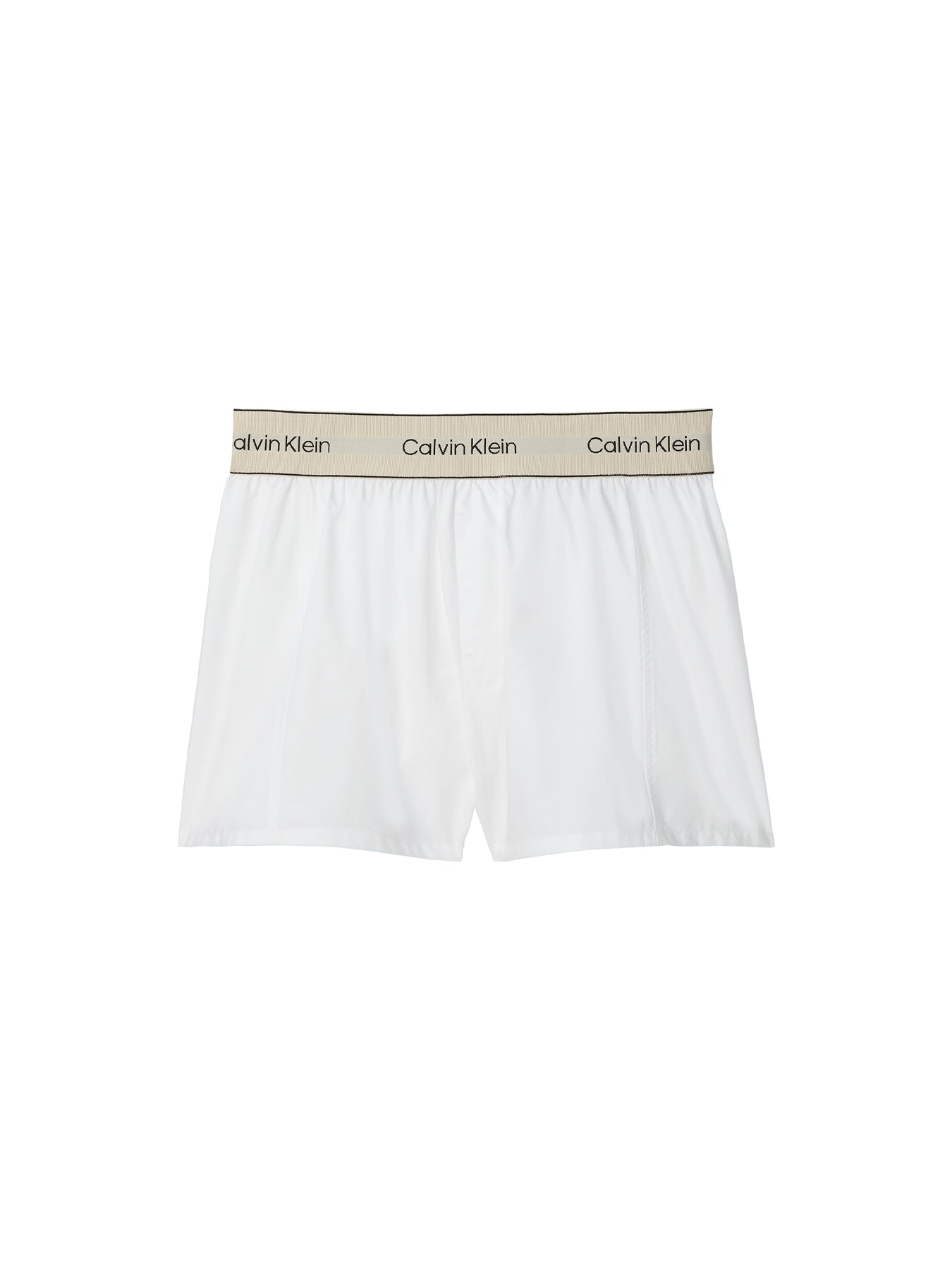 Cotton Poplin Logo Pyjama Shorts White