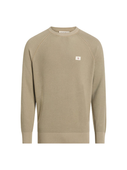 Ribbed Crew Neck Jumper