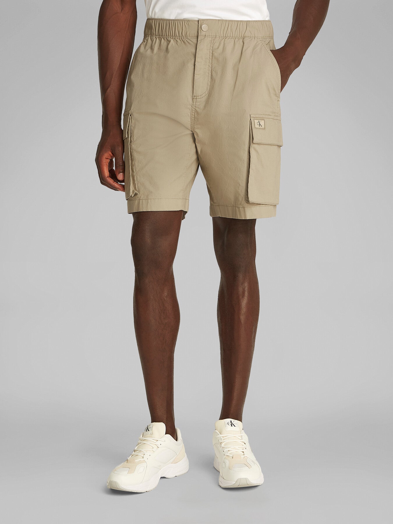 Straight Twill Cargo Shorts