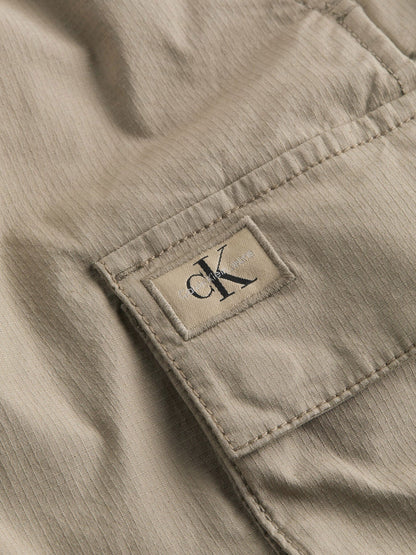 Straight Twill Cargo Shorts