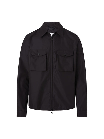 Zip Up Shirt Jacket