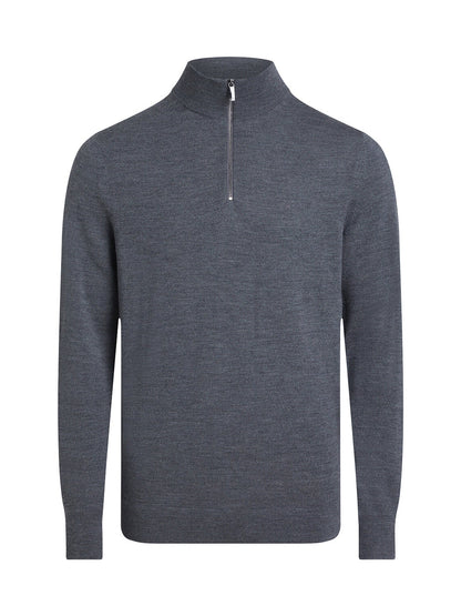 Merino Zip Neck Jumper