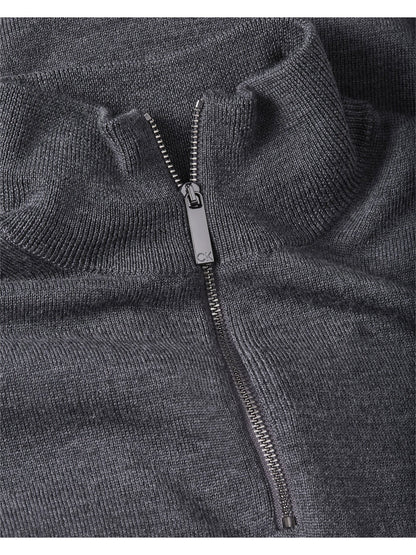 Merino Zip Neck Jumper