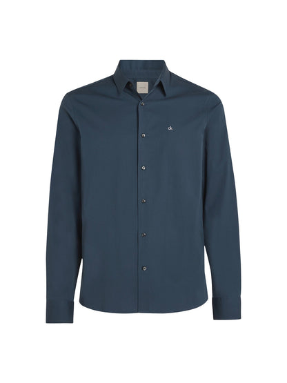 Slim Poplin Stretch Shirt