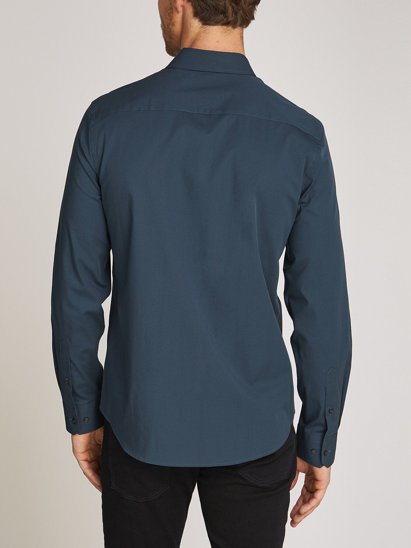 Slim Poplin Stretch Shirt