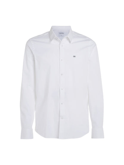 Slim Poplin Stretch Shirt