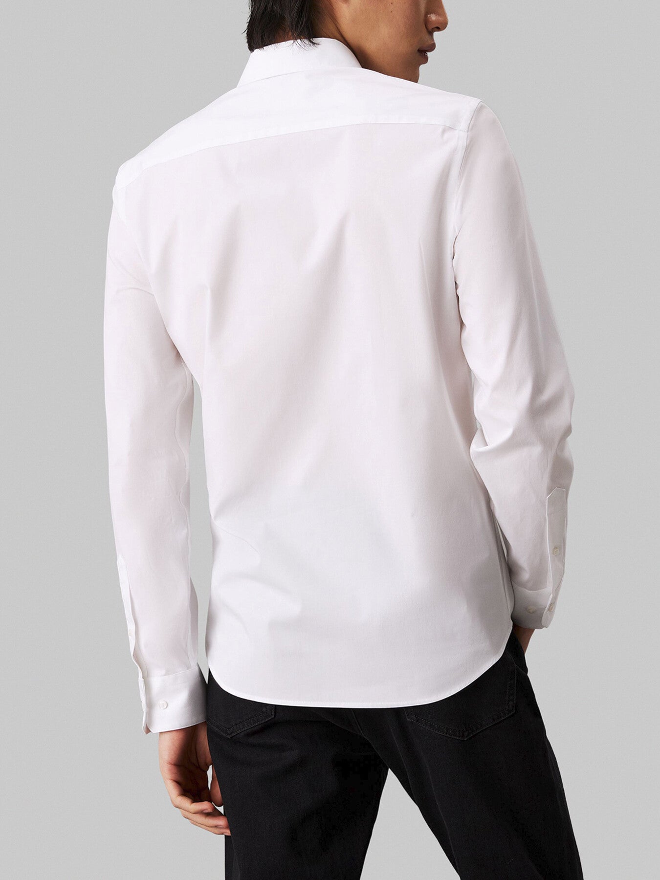Slim Poplin Stretch Shirt