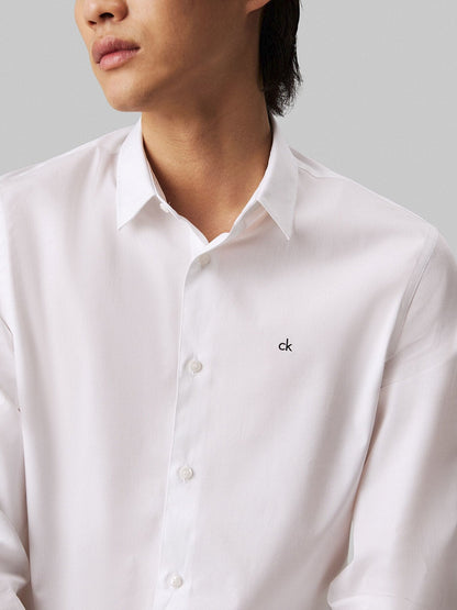 Slim Poplin Stretch Shirt