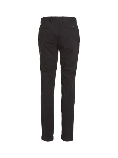 Slim Belted Chino Trousers