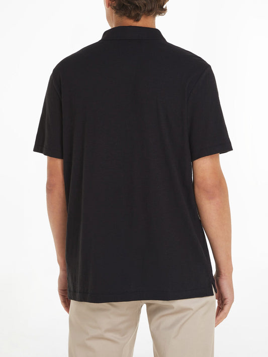 Cotton Linen Polo Shirt