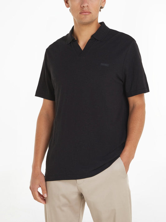 Cotton Linen Polo Shirt